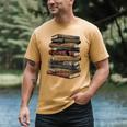 Celebrating History Month Floral Books Teacher Men's Comfort Colors T-Shirt Mustard Celebrating History Month Floral Books Teacher Men's Comfort Colors T-Shirt Mustard