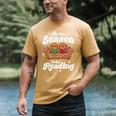 Christmas Book Lover Gingerbread Library Reading Bookaholic Men's Comfort Colors T-Shirt Mustard Christmas Book Lover Gingerbread Library Reading Bookaholic Men's Comfort Colors T-Shirt Mustard