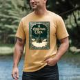 A Christmas Carol Book Cover By Charles Dickens Men's Comfort Colors T-Shirt Mustard