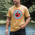 Clifford The Big Red Dog Round Distressed Logo Kids Books Men's Comfort Colors T-Shirt Mustard Clifford The Big Red Dog Round Distressed Logo Kids Books Men's Comfort Colors T-Shirt Mustard