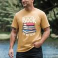 I Closed My Book To Be Here Books Lover Bookworm Men's Comfort Colors T-Shirt Mustard
