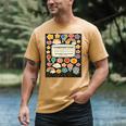 Composition Notebook Costume Teacher Matching Halloween Book Men's Comfort Colors T-Shirt Mustard Composition Notebook Costume Teacher Matching Halloween Book Men's Comfort Colors T-Shirt Mustard
