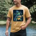 Cool Magical Book With Wizard Turtle For Adults And Kids Men's Comfort Colors T-Shirt Mustard
