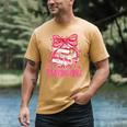 Coquette Bow All Booked For Valentines Teacher Book Men's Comfort Colors T-Shirt Mustard Coquette Bow All Booked For Valentines Teacher Book Men's Comfort Colors T-Shirt Mustard