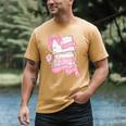 Coquette Reading Book Lover Pink Bow Bookish Mom & Daughter Men's Comfort Colors T-Shirt Mustard