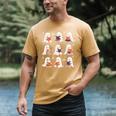Cute Ghost Reading Book Lovers Halloween Ghost Men's Comfort Colors T-Shirt Mustard