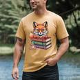 Cute Nerdy Fox Read Books Be Kind Stay Weird Book Club Premium Tri-Blend Men's Comfort Colors T-Shirt Mustard Cute Nerdy Fox Read Books Be Kind Stay Weird Book Club Premium Tri-Blend Men's Comfort Colors T-Shirt Mustard