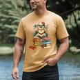 Cute Reading Chicken With Glasses Books Bookworm Reader Book Men's Comfort Colors T-Shirt Mustard