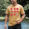 Cute Reading Hearts Valentine Day Book Lover Teacher Student Men's Comfort Colors T-Shirt Mustard Cute Reading Hearts Valentine Day Book Lover Teacher Student Men's Comfort Colors T-Shirt Mustard