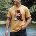 Cute Red Panda Reading Book Animal Bookworm Men's Comfort Colors T-Shirt Mustard Cute Red Panda Reading Book Animal Bookworm Men's Comfort Colors T-Shirt Mustard