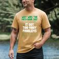 Dad Joke Why Was The Math Book Sad Pun Dad Jokes Men's Comfort Colors T-Shirt Mustard Dad Joke Why Was The Math Book Sad Pun Dad Jokes Men's Comfort Colors T-Shirt Mustard