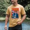 Dead Roast Coffee Comic Book Cover Style Skeleton Barista Men's Comfort Colors T-Shirt Mustard