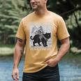 Defend Your Local Library Knight Cat Rider Book Lover Men's Comfort Colors T-Shirt Mustard