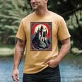 Dracula's Castle Book Cover Illustration Men's Comfort Colors T-Shirt Mustard