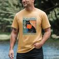Drink Coffee Read Books Dismantle Systems Of Oppression Cat Men's Comfort Colors T-Shirt Mustard