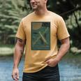 From The Earth To The Moon Book Cover 1874 Premium Men's Comfort Colors T-Shirt Mustard From The Earth To The Moon Book Cover 1874 Premium Men's Comfort Colors T-Shirt Mustard