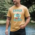 Easily Distracted By Books And Dragons Nerds Men's Comfort Colors T-Shirt Mustard Easily Distracted By Books And Dragons Nerds Men's Comfort Colors T-Shirt Mustard