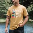 Easily Distracted By Books And Gnomes Men's Comfort Colors T-Shirt Mustard