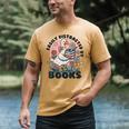Easily Distracted By Books Read Goose Lover Bookworm Reading Men's Comfort Colors T-Shirt Mustard Easily Distracted By Books Read Goose Lover Bookworm Reading Men's Comfort Colors T-Shirt Mustard