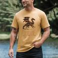 Easily Distracted By Dragons And Books Library Dragon Lover Men's Comfort Colors T-Shirt Mustard Easily Distracted By Dragons And Books Library Dragon Lover Men's Comfort Colors T-Shirt Mustard