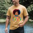Education Is Freedom History Girl Women Book Lover Men's Comfort Colors T-Shirt Mustard