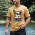 English Bulldog Reading a Book Dog Men's Comfort Colors T-Shirt Mustard English Bulldog Reading a Book Dog Men's Comfort Colors T-Shirt Mustard