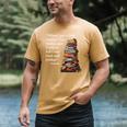 Erasmus When I Have Money I Buy Books Men's Comfort Colors T-Shirt Mustard