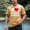 Fantasy Romantasy Book Lover I Love Heart Shadow Daddies Men's Comfort Colors T-Shirt Mustard Fantasy Romantasy Book Lover I Love Heart Shadow Daddies Men's Comfort Colors T-Shirt Mustard
