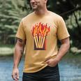Flames And Lighter Costume For Matchbook Lovers Men's Comfort Colors T-Shirt Mustard