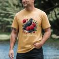 Fuck Off Im Reading Smut Books Dark Romance Book Crow F Cawf Men's Comfort Colors T-Shirt Mustard