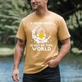 Good Book Is Out Of This World Astronaut Moon Space Reading Men's Comfort Colors T-Shirt Mustard Good Book Is Out Of This World Astronaut Moon Space Reading Men's Comfort Colors T-Shirt Mustard