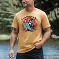Grim Reaper Reads a Book Men's Comfort Colors T-Shirt Mustard