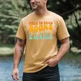 Groovy Born To Read Books Forced To Read Emails Reading Men's Comfort Colors T-Shirt Mustard