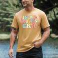 Groovy In My Reading Era Read Book Reader Reading Men's Comfort Colors T-Shirt Mustard