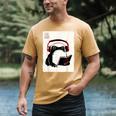 Grumpy Frog Books Music Kawaii Ink Japanese Men's Comfort Colors T-Shirt Mustard Grumpy Frog Books Music Kawaii Ink Japanese Men's Comfort Colors T-Shirt Mustard