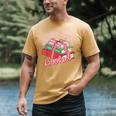 My Holidays Are All Booked Christmas Reading Books Bookish Men's Comfort Colors T-Shirt Mustard