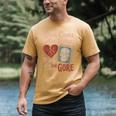 Horror Book Club Creepy Reader Gothic Fiction Thriller Fan Men's Comfort Colors T-Shirt Mustard