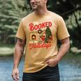 I'm Booked For The Holidays Christmas Reading Bookworm Xmas Men's Comfort Colors T-Shirt Mustard I'm Booked For The Holidays Christmas Reading Bookworm Xmas Men's Comfort Colors T-Shirt Mustard