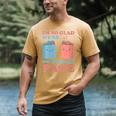 I'm So Glad We'Re On The Same Page Book Lover Writer Men's Comfort Colors T-Shirt Mustard