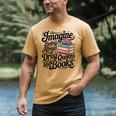 Imagine Being Afraid Of Drag Queens And Books Men's Comfort Colors T-Shirt Mustard