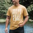 Inner World Mode On Introvert Saying Men's Comfort Colors T-Shirt Mustard