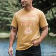 If It Involves Books & Pajamas Count Me In Cute Pajama Night Men's Comfort Colors T-Shirt Mustard
