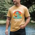 Just A Boy Who Loves Dragons And Books Kids Toddler Baby 5T Men's Comfort Colors T-Shirt Mustard
