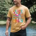 Just A Girl Who Loves Books Reading Cute Bookworm Girls Kids Men's Comfort Colors T-Shirt Mustard