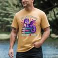 Just a Girl Who Loves Dragons And Books Reading Men's Comfort Colors T-Shirt Mustard