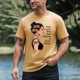 Just a Girl Who Has Tattoos And Love Books Tattooed Inked Men's Comfort Colors T-Shirt Mustard