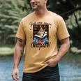 Just One More Chapter Cat Reading Books Coffee Lovers Premium Tri-Blend Men's Comfort Colors T-Shirt Mustard