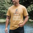 Librarian Because Book Wizard Isn't An Official Job Title Men's Comfort Colors T-Shirt Mustard Librarian Because Book Wizard Isn't An Official Job Title Men's Comfort Colors T-Shirt Mustard