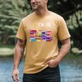 Librarian I'm Okay Book Reader Library Book Men's Comfort Colors T-Shirt Mustard