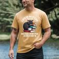 Life Is Better With Books Cats & Coffee Librarian Book Lover Men's Comfort Colors T-Shirt Mustard